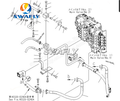 SWAFY'den Orijinal Yenilenmiş KOMATSU PC1250-8 Ana Kontrol Vanası Grubuyla Tanışın