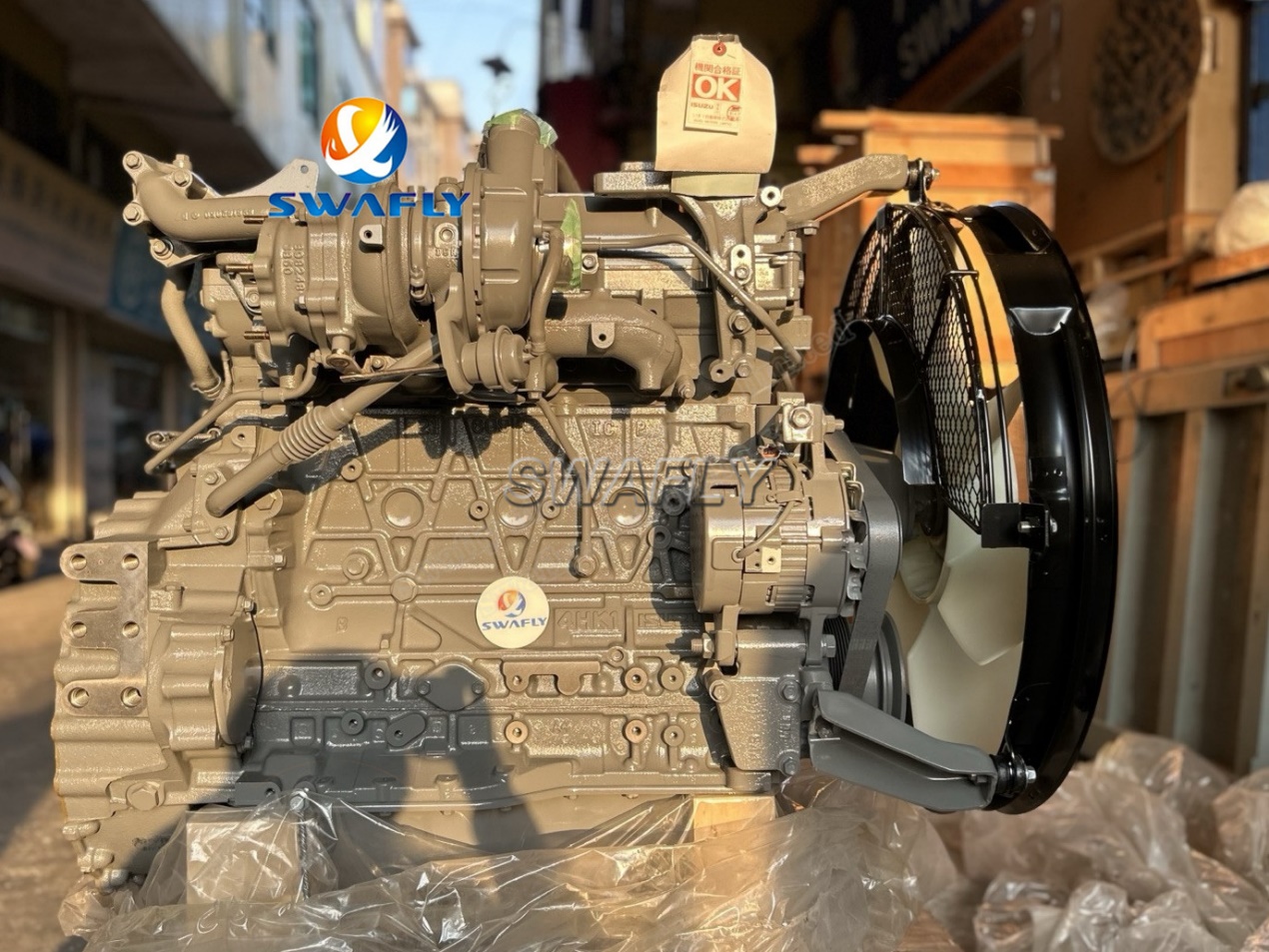 Hitachi 4HK1 Motor En Son Elektronik Dizel Motor Açıklaması - Guangzhou SWAFLY