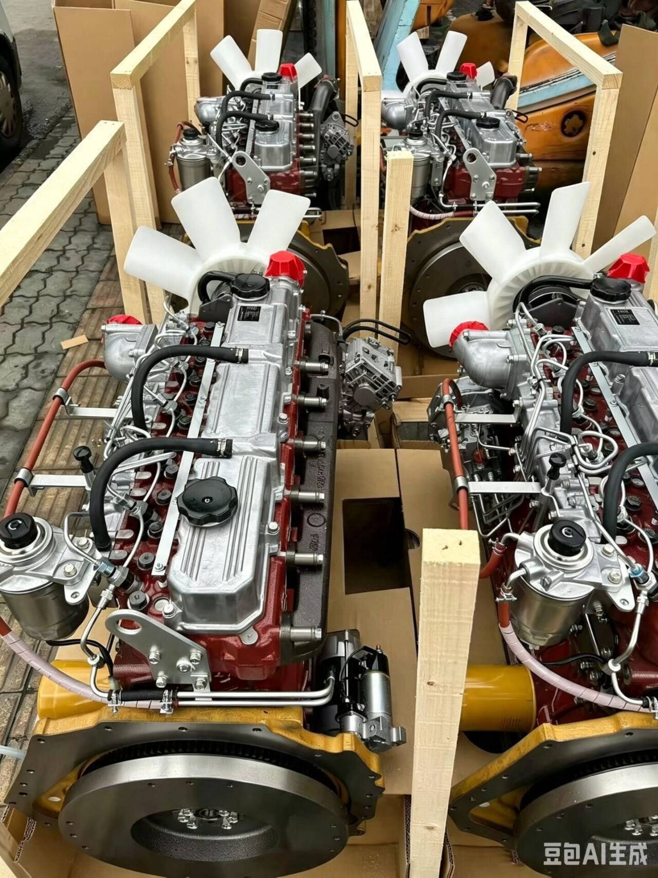 Stokta Mitsubishi S4S ve S6S Dizel Motorlar — Forkliftler, Mini Yükleyiciler ve Süpürücüler için