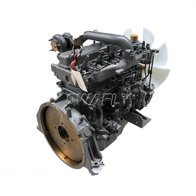 Hitachi ZX120 için Isuzu 4 Silindir 4BG1T Komple Motor Komplesi